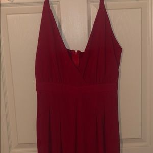 Red Jumpsuit perfect for a datenight